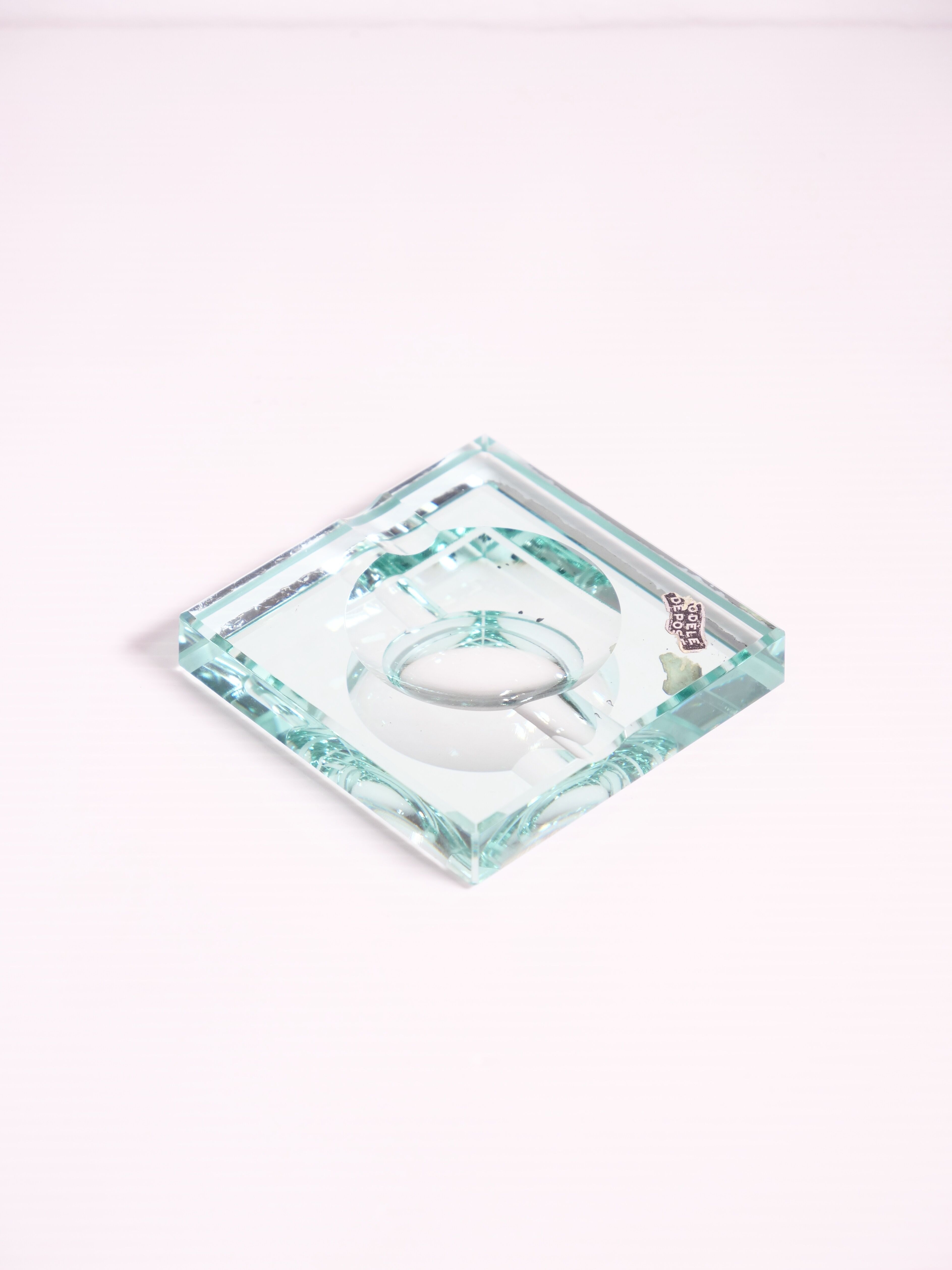 Ashtray art deco mirror by Jean Luce