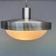 Space age aluminium midcentury UFO pendant - 1970s