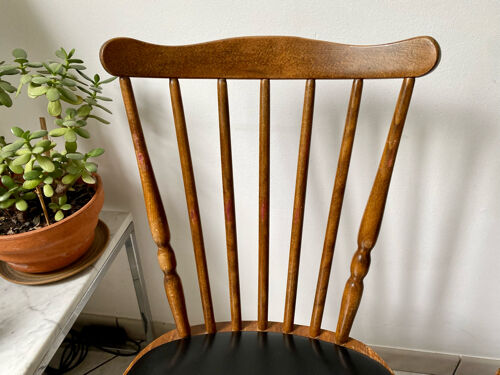 4 chairs bistro baumann tacoma boston vintage 60s