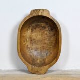 Hand-carved Hungarian dough bowl, circa 1900