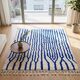 Custom-made traditional pure wool rug size 2/3 m