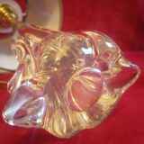 Pair of crystal lamps (attributed to Baccarat)