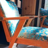 Trio of vintage armchairs