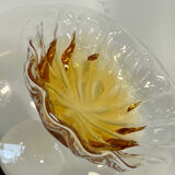 Table lamp with large Murano globe from the 1970s.