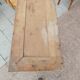 Console ancienne empire avec plateau marbre