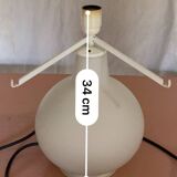 Max Ingrand lamp base, light glass