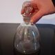 Old glass carafe / 1 liter