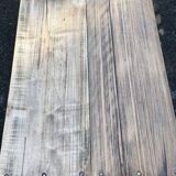 Old table with patinated green legs