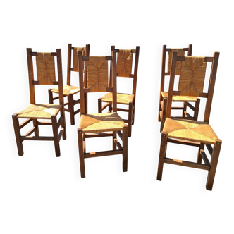 6 Perriand style chairs