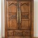 Armoire normande ancienne en bois sculpté 1886