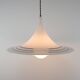 Vintage Black And White Meblo "Albatros" Trumpet Pendant Lamp