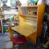 Vintage oak secretary