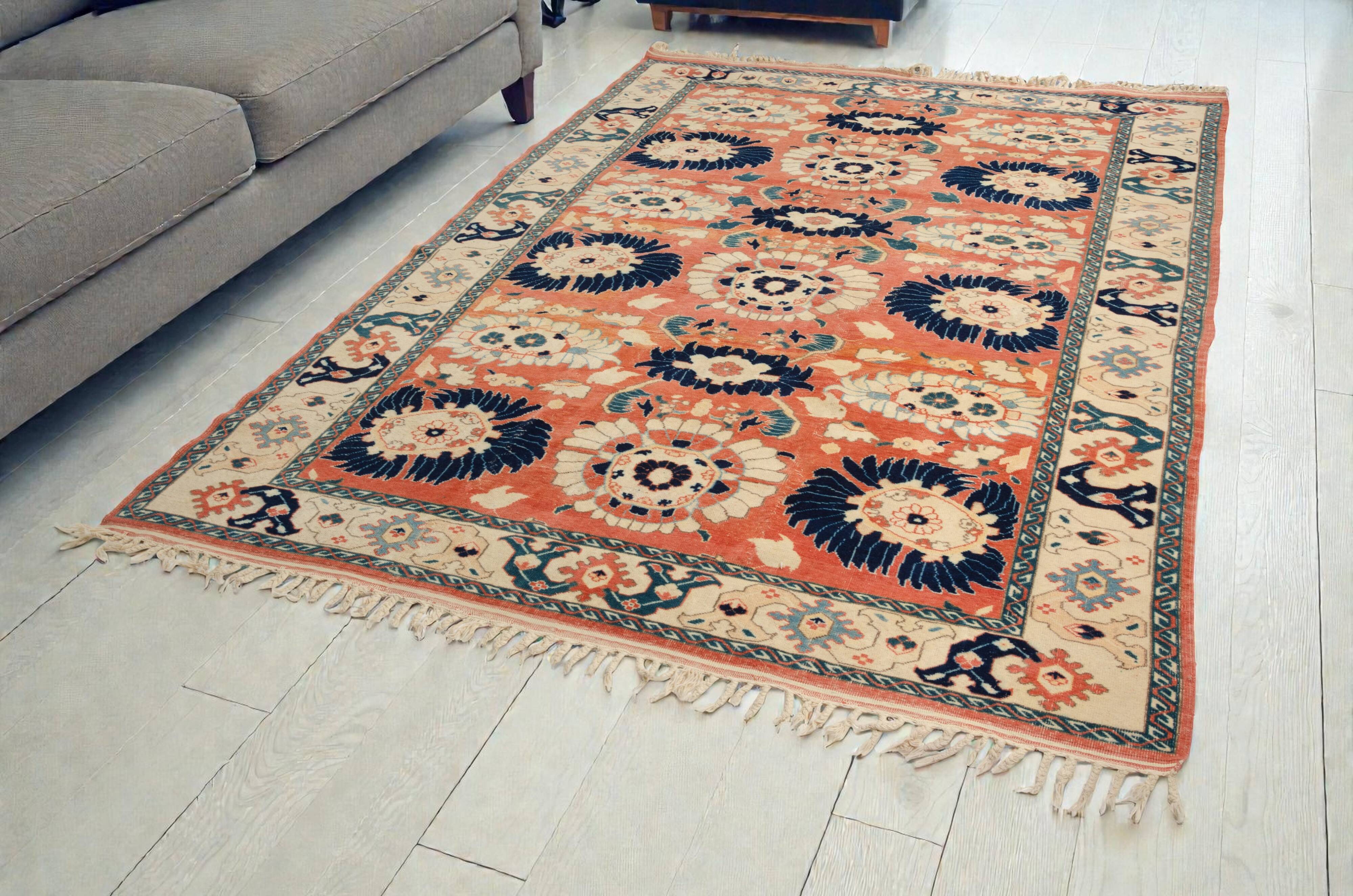 Oushak Vintage Oversize Rug