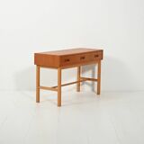 Swedish entryway cabinet in teak and oak