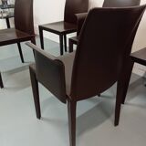 Lola leather chair/armchair designed by Poltrona Frau