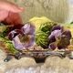 Antique Barbotine Planter from the Onnaing Manufacture, Thought Model
