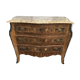 Curved Style Louis XV marquetry chest of drawers