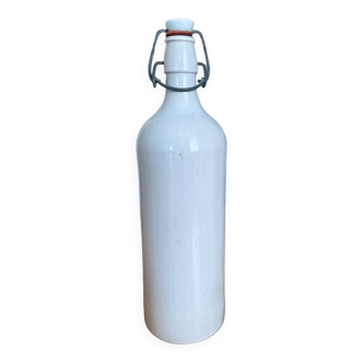 Bouteille en grès MKM blanc