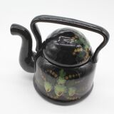 Hand-painted metal teapot