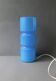 Fitz blue glass lamp, Habitat, 1990