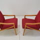 Pair of Mid-century Armchairs Designed by Jiri Jiroutek,1960's.