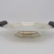 Art deco dish in silver