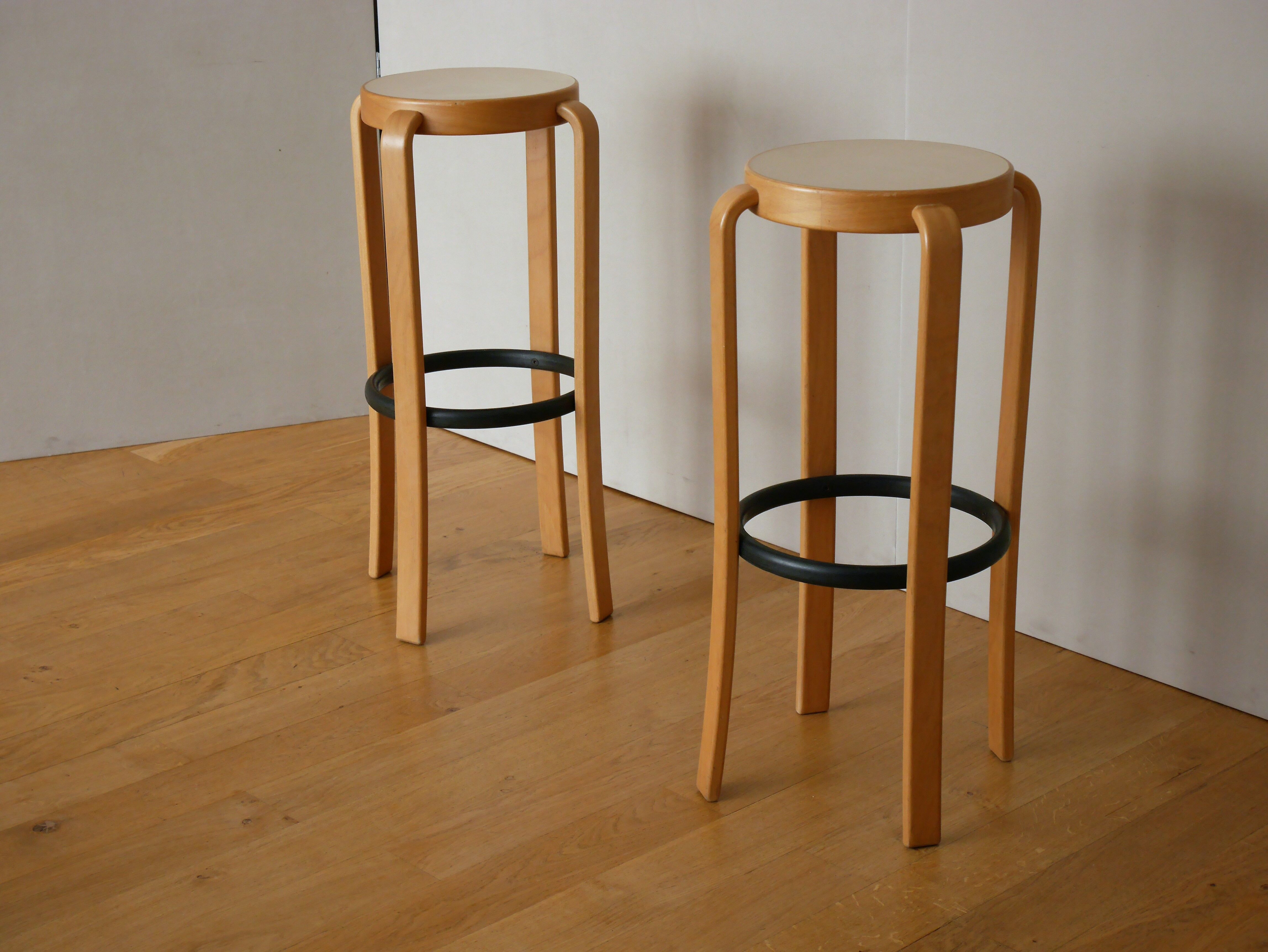 Set of 2 stools scandinavian thygesen and sørensen by magnus olesen