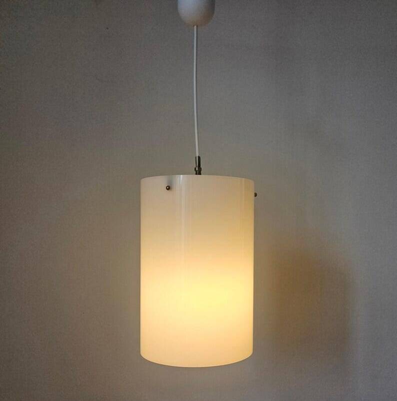 Set of Three Rare Midcentury Pendants Fog & Morup, Denmark, 1960s