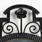 Art Deco Wrought Iron Mirror, France, 1925