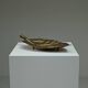Brass leaf fruit bowl, 1970s Europe.