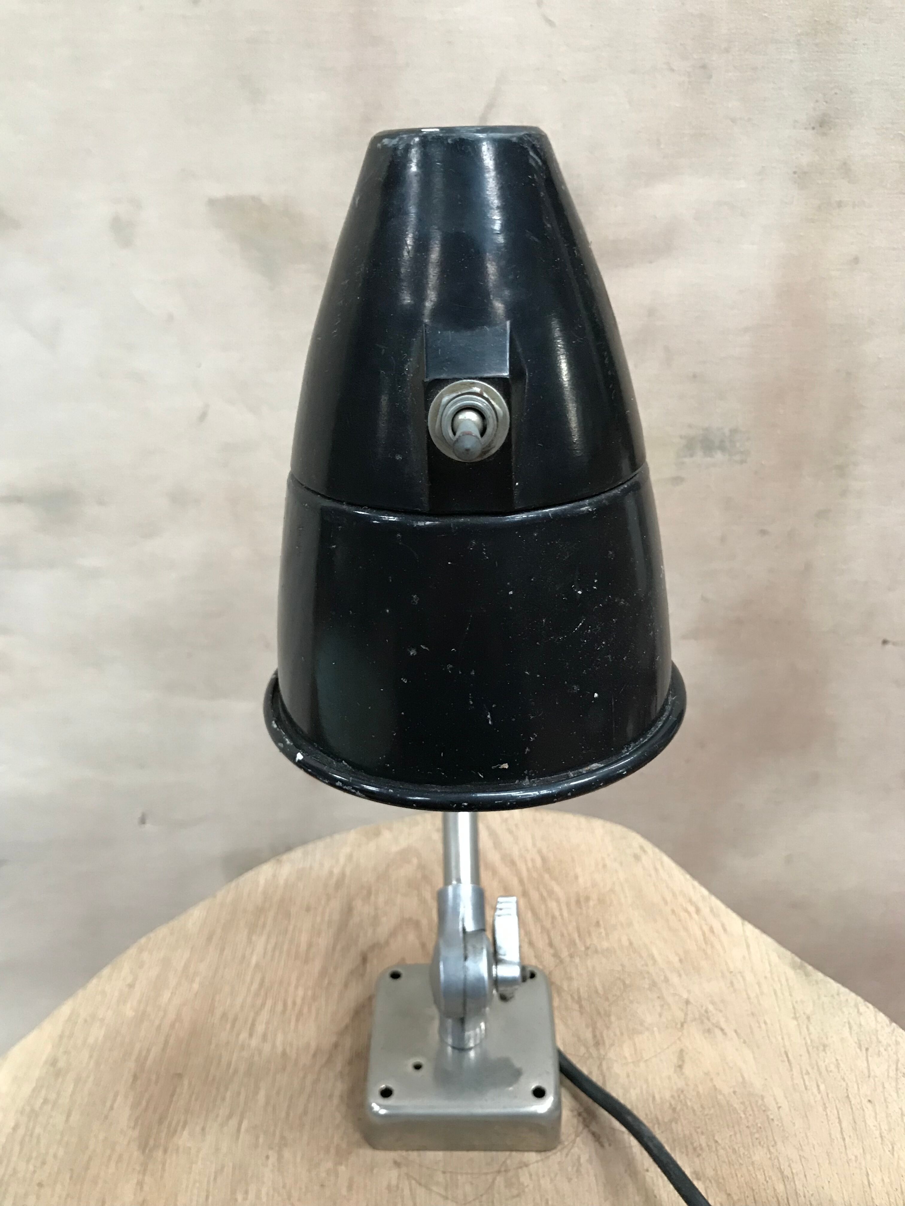 Vintage Russian workshop or desk lamp