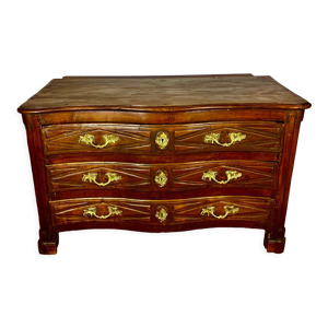 Commode Régence époque - noyer massif