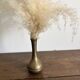 Vintage patinated brass soliflore – 1950s/70s