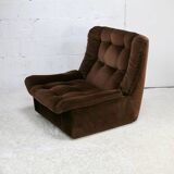 Steiner. Chauffeuse velours. Circa 1970