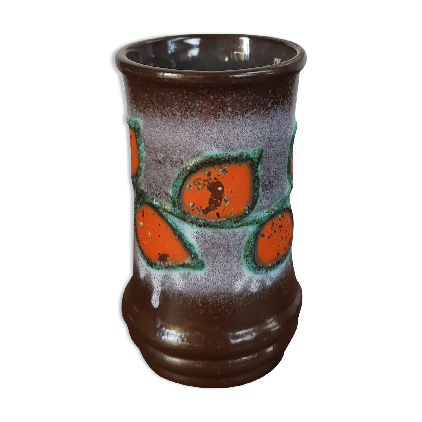 Vintage Strehla Pottery Vase - East Germany - 1960s