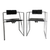 Pair of Seconda armchairs by Mario Botta for Alias, Postmodernism 1980s