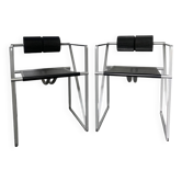 Pair of Seconda armchairs by Mario Botta for Alias, Postmodernism 1980s