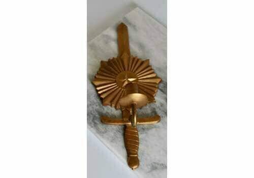 Vintage Bronze Wall Lights "North Star Knife"