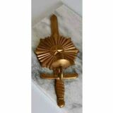 Appliques Vintage en Bronze "Couteau En Étoile du Nord"