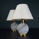 Vintage Murano glass table lamps, Italy, 1970s, set of 2