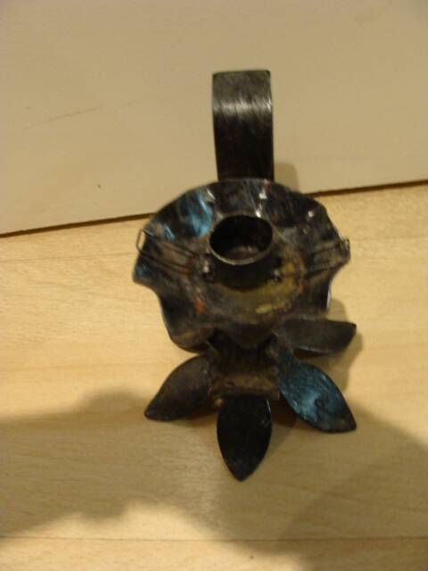 Vintage hand candle holder