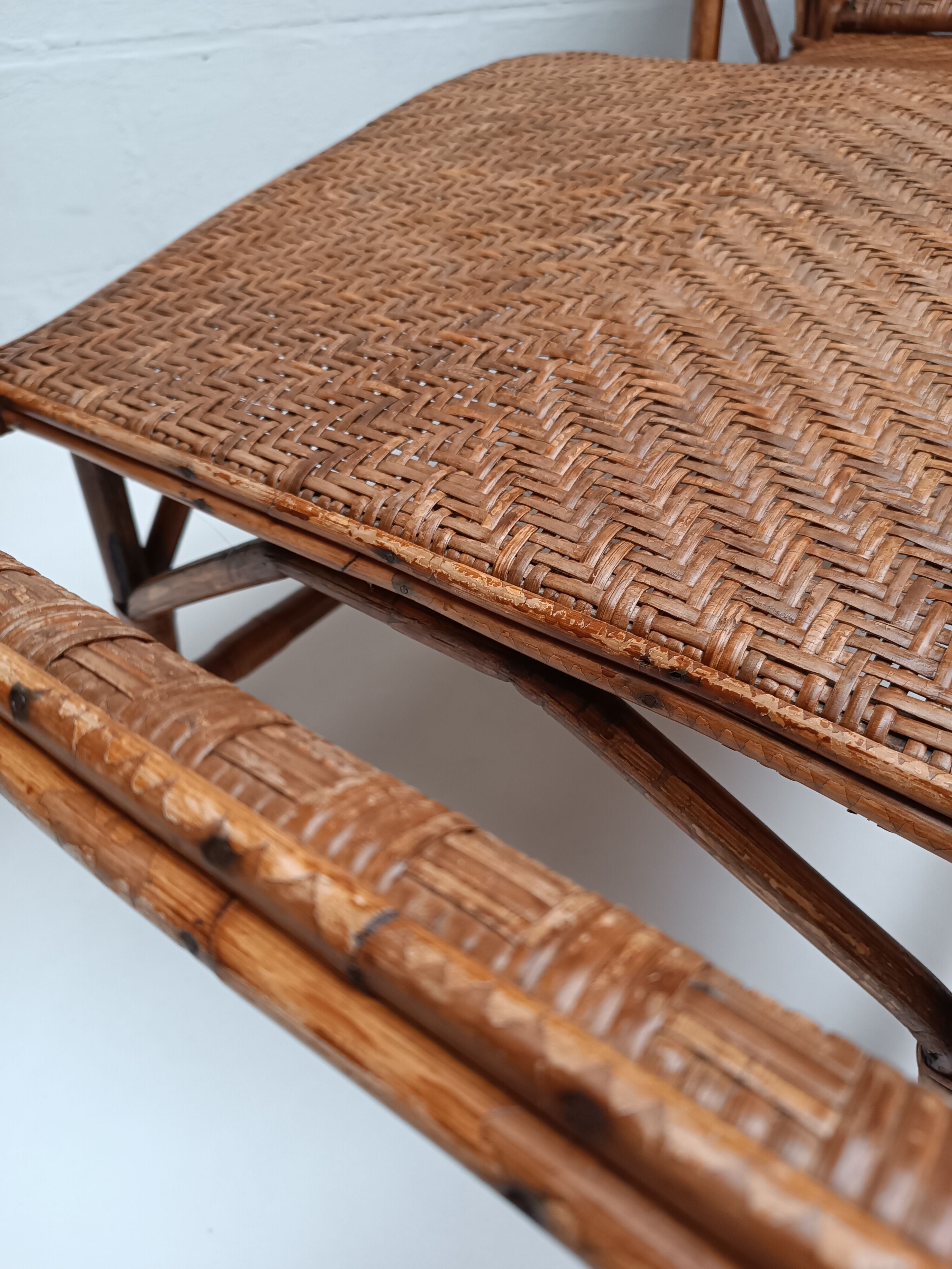 Antique rattan chair 1900