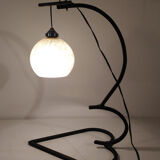 Lampe à poser globe verre de Clichy