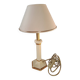 Louis Drimmer - Cream & gilded earthenware table lamp