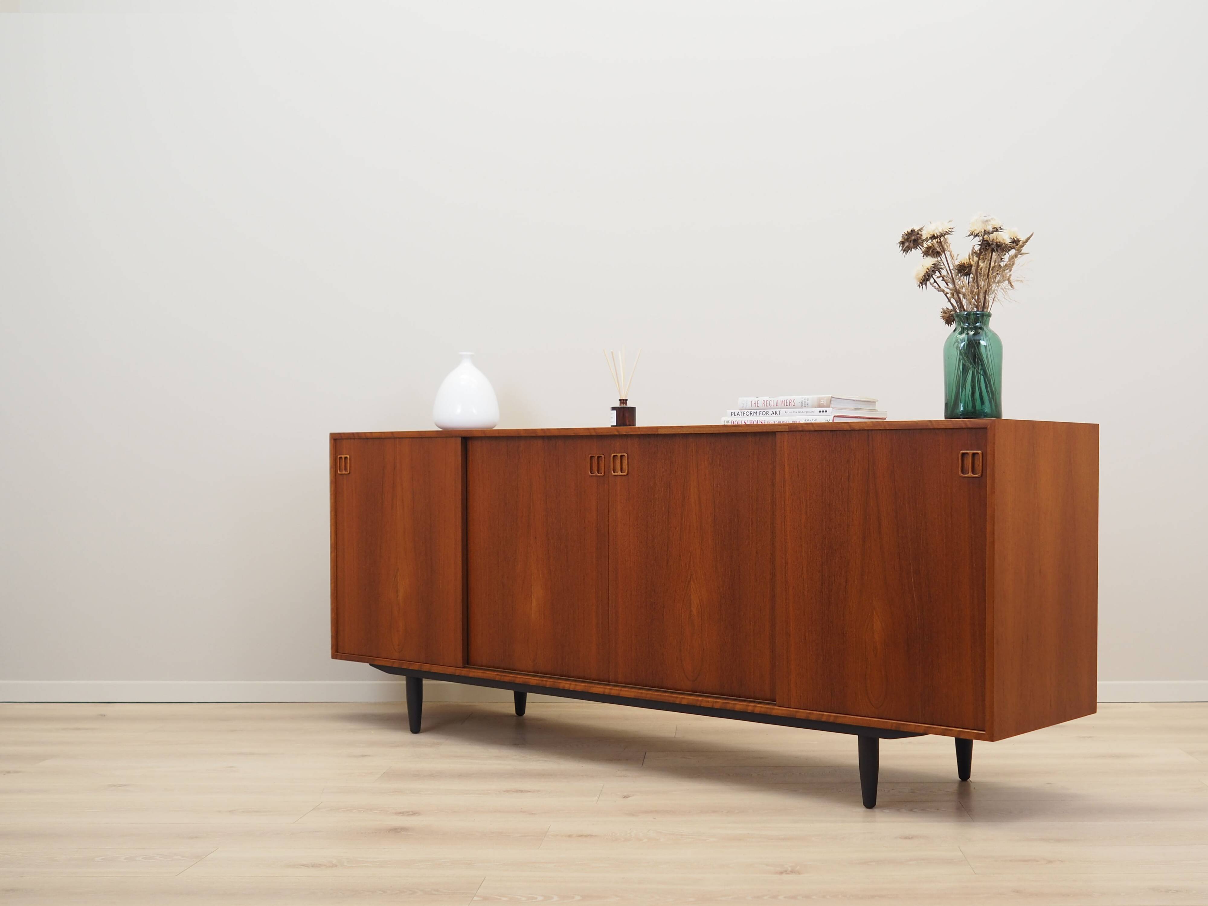 Teak sideboard, Danish design, 1970s, produced in Denmark