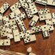 Game of ancient dominoes with its original box
