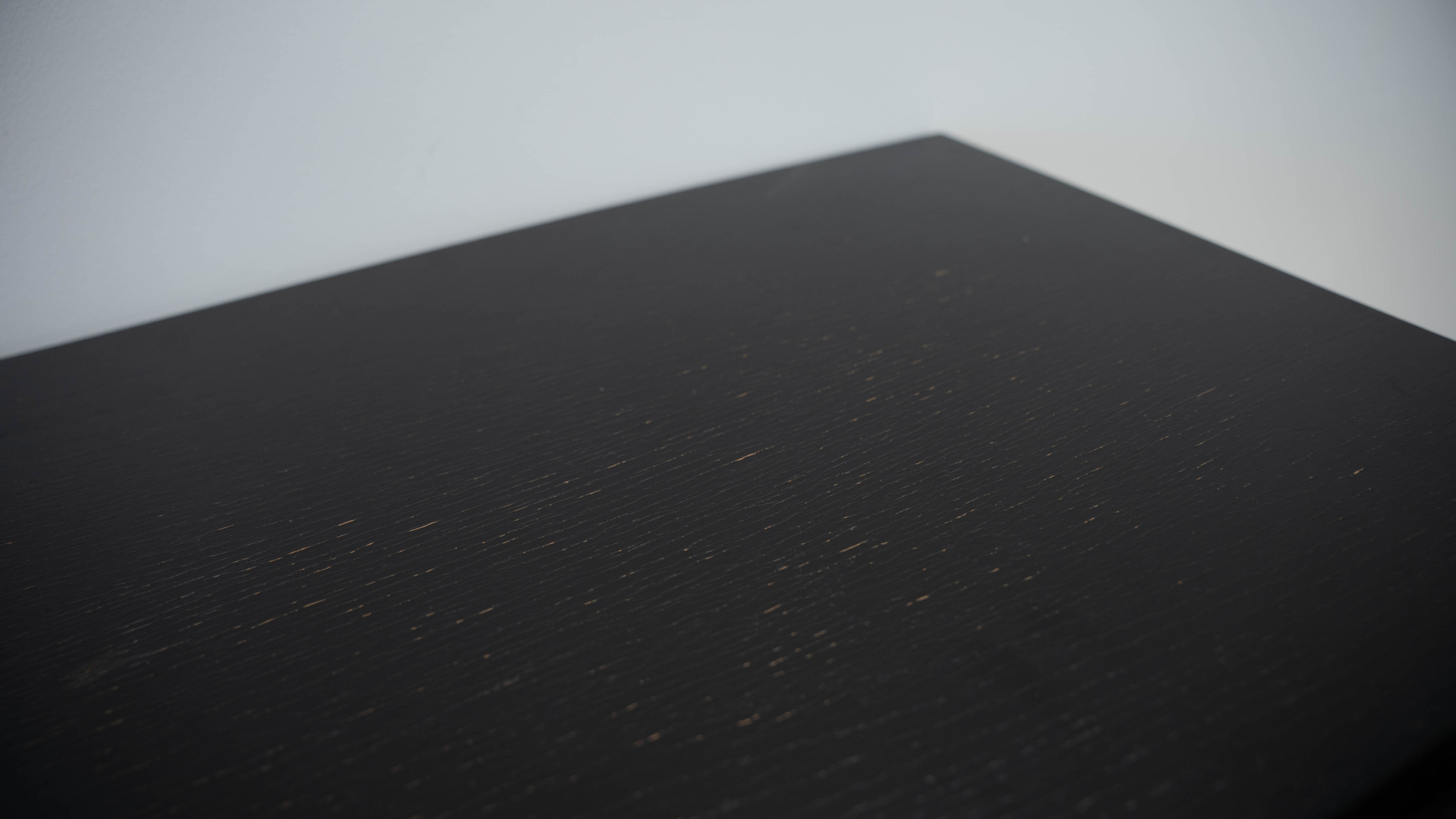 Black brutalist bar cabinet