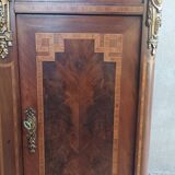 Buffet desserte Louis XVI en placage d'acajou et marqueterie de bois précie