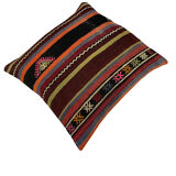 Housse de coussin turque KIlim vintage, 60x60 cm