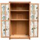 Parisian art deco wardrobe solid raw wood wardrobe